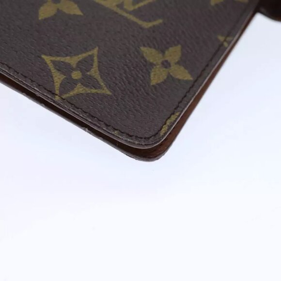 LOUIS VUITTON Monogram Agenda MM Day Planner Cover R20105 LV Auth 72237 - Picture 9 of 13